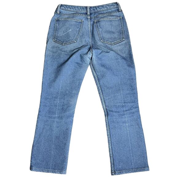 B Sides Jeans Ankle Straight Fit •Women 30• High Rise Cropped Denim Made In USA - Picture 3 of 12